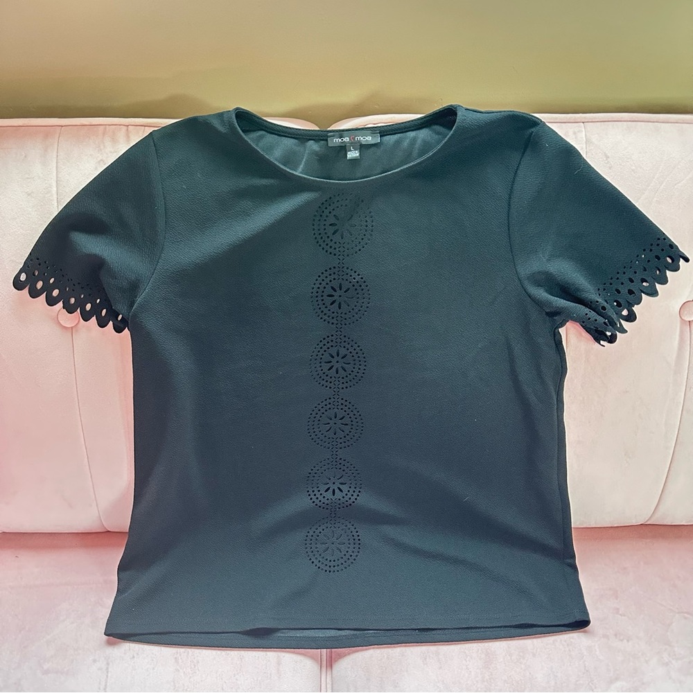 Moa Moa black top size L